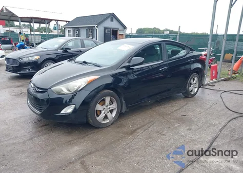 2012 Hyundai Elantra Gls (Ulsan Plant) from USA, damaged, VIN KMHDH4AE1CU401982